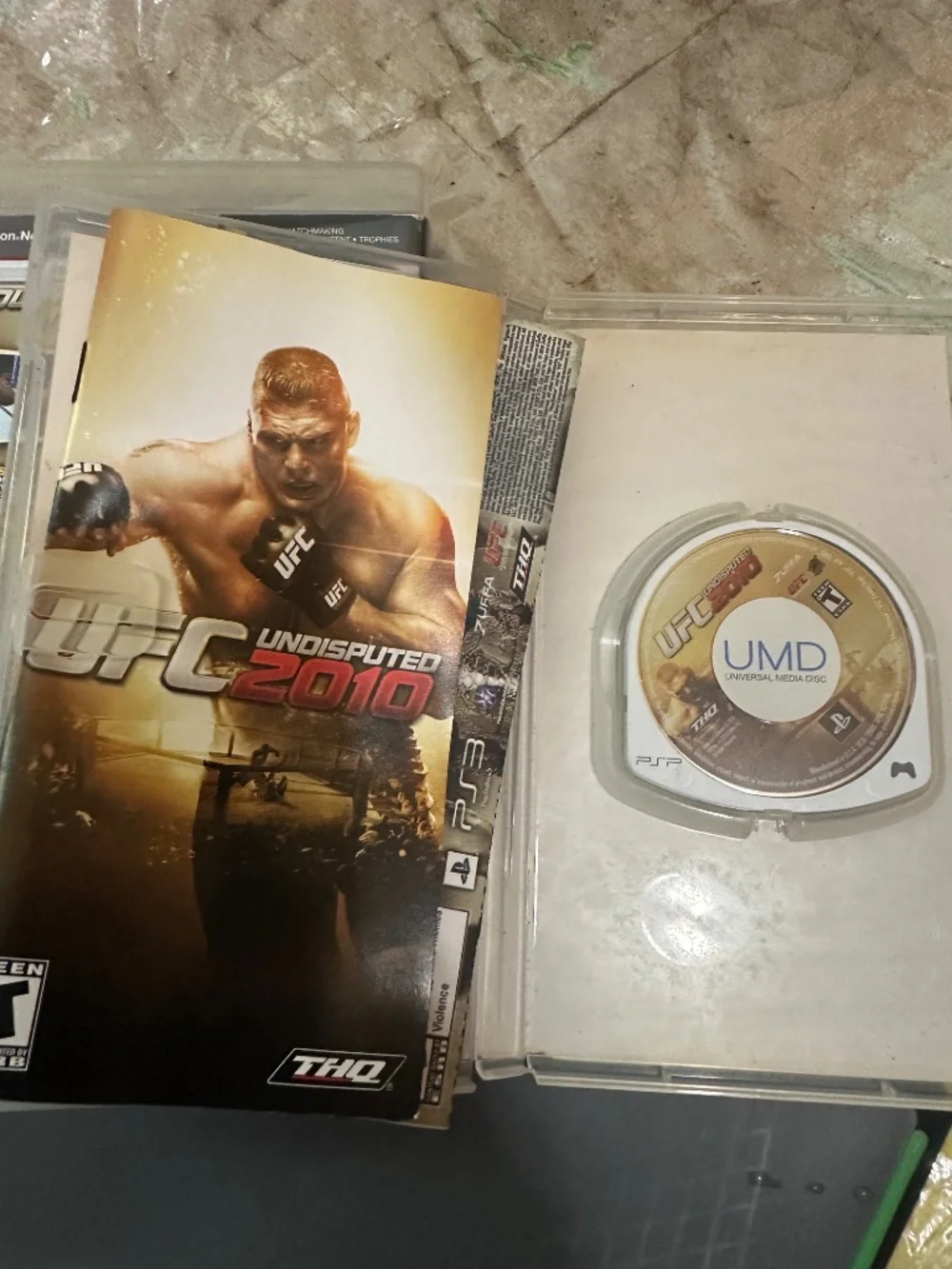 UFC Undisputed 2010 Sony PSP & PS3 CIB Working Tested Complete